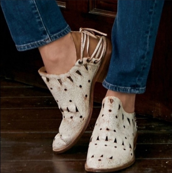 ANTHROPOLOGIE  Musse & Cloud Coolway Anisse Leather Boho Western Booties size 7 - Picture 16 of 16